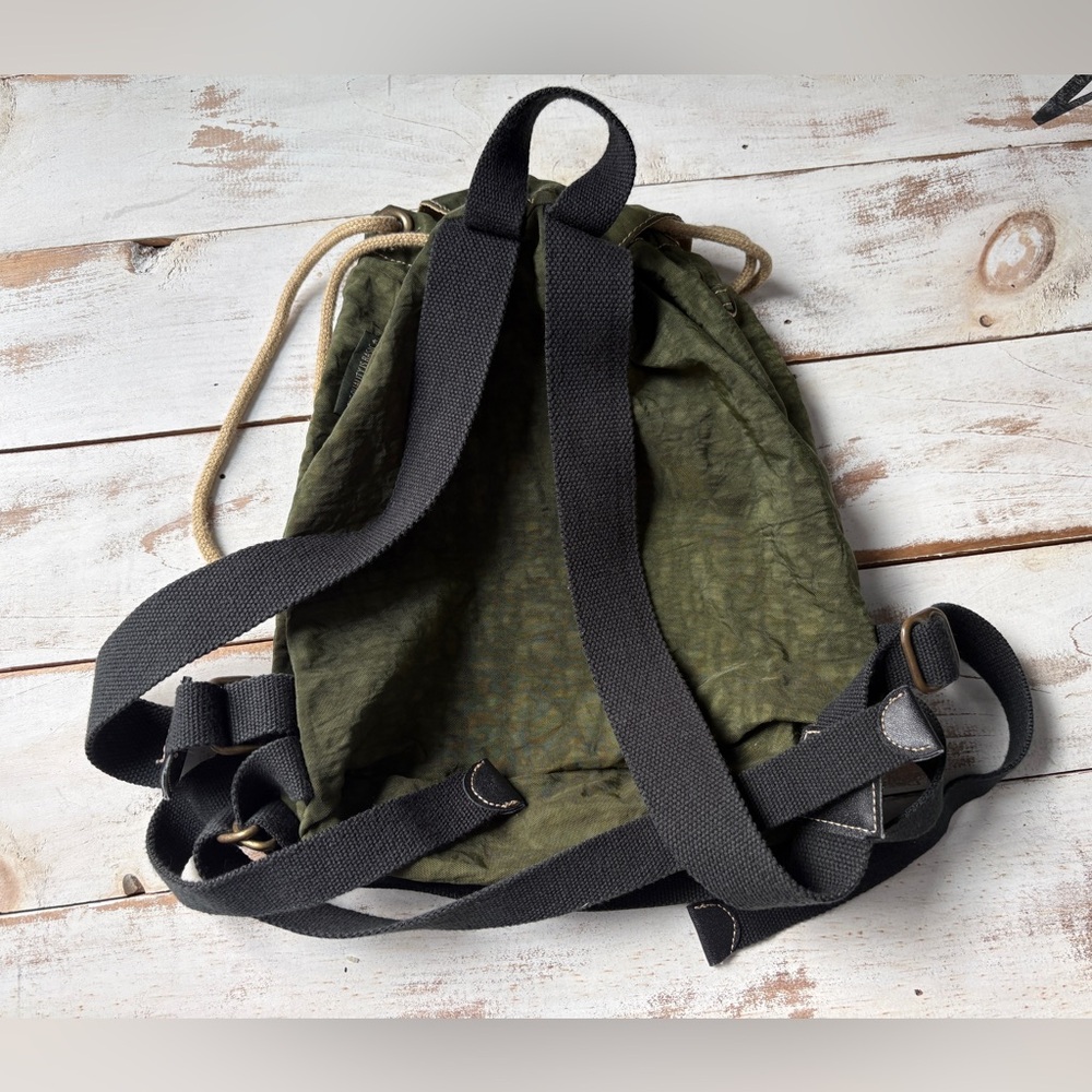 KIPLING vintage drawstring mini backpack crinkle … - image 3